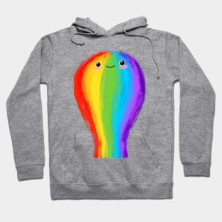 Rainbow Face Hoodie